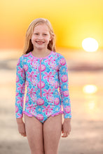 Load image into Gallery viewer, Sand Dollar Rash Guard - Three By The Sea Clothing
