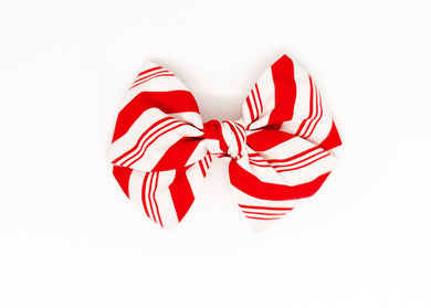 Candy Cane Lane - Tied Bow - Three By The Sea Clothing